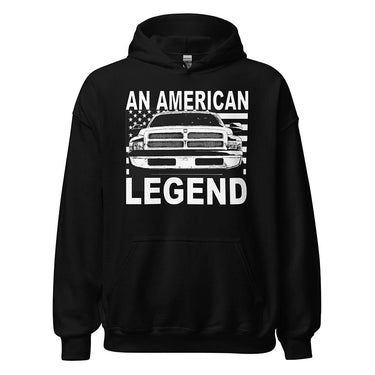 2nd Gen Second Gen Dodge Ram An American Legend Hoodie in black